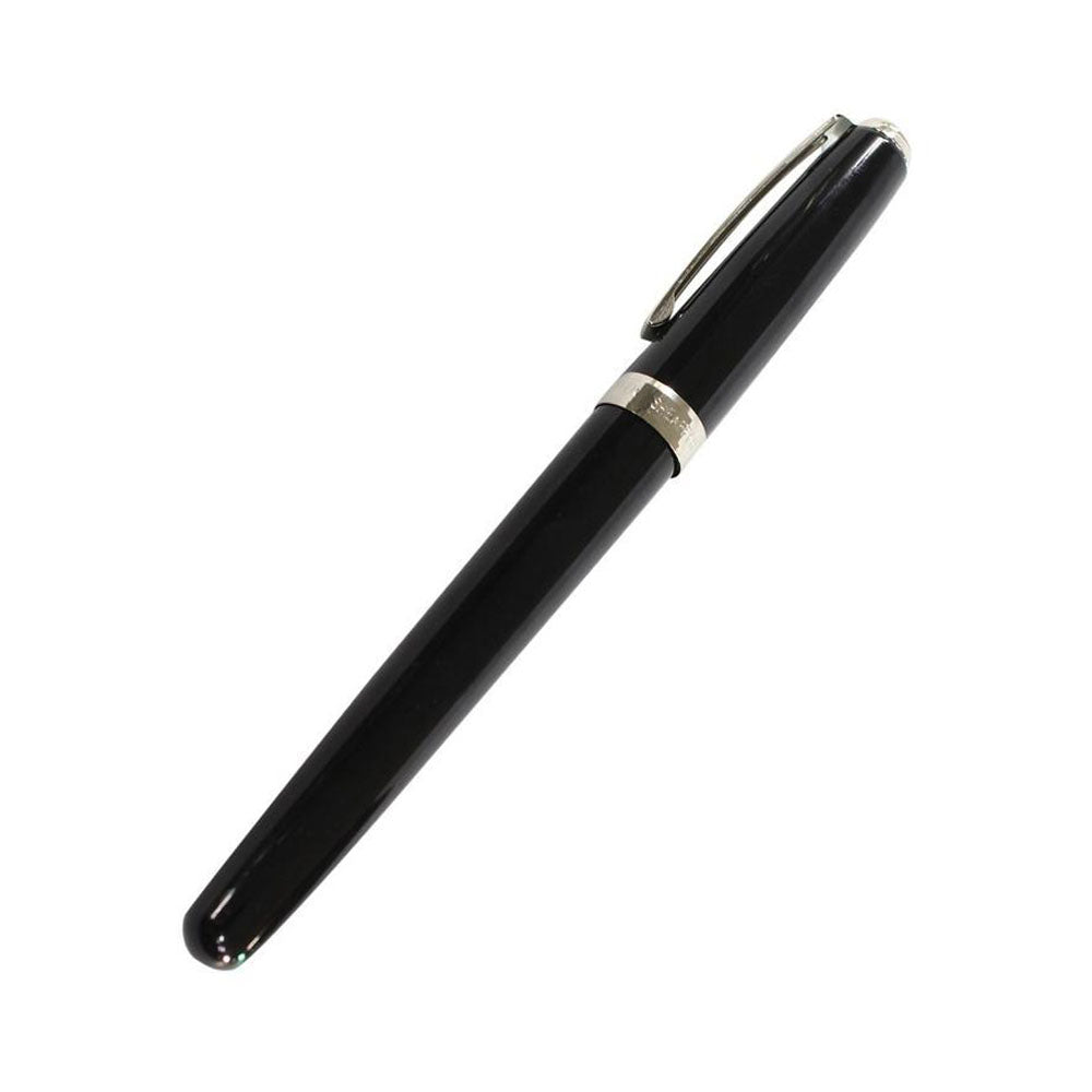 Sheaffer Prelude A373 Black Lacquer with Nickel Plated Trim Fountain Pen - Medium Nib