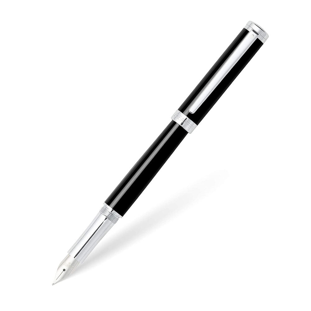 Sheaffer Intensity 9235 Onyx With Chrome-Plated Trim Fountain Pen – Medium Nib
