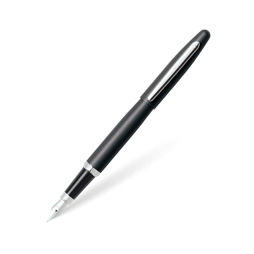 Sheaffer VFM 9405 Matte Black with Nickel Plate Trim Fountain Pen - Medium Nib