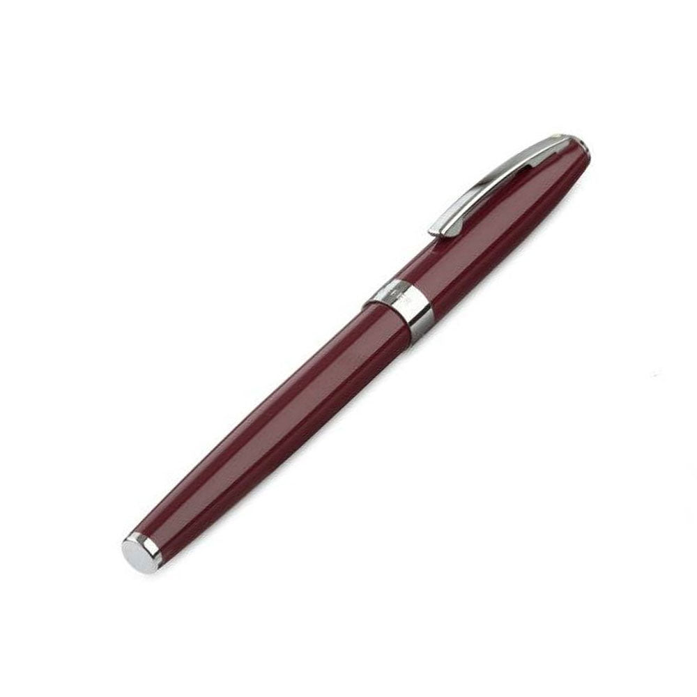 Sheaffer Sagaris A9476 Glossy Wine Red with Chrome Trim Fountain Pen - Medium Nib
