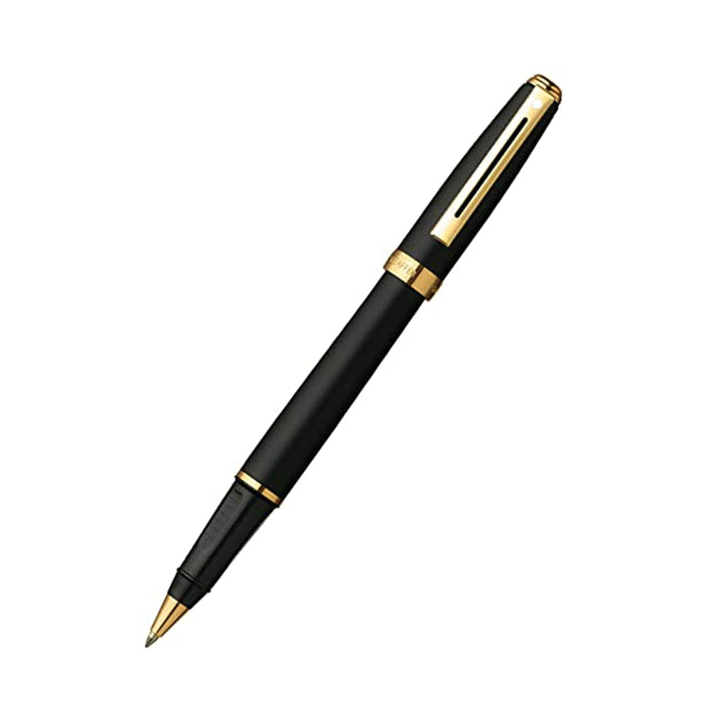Sheaffer Prelude A346 Black Matte Finish with 22kt Gold-Plated Trim Rollerball Pen