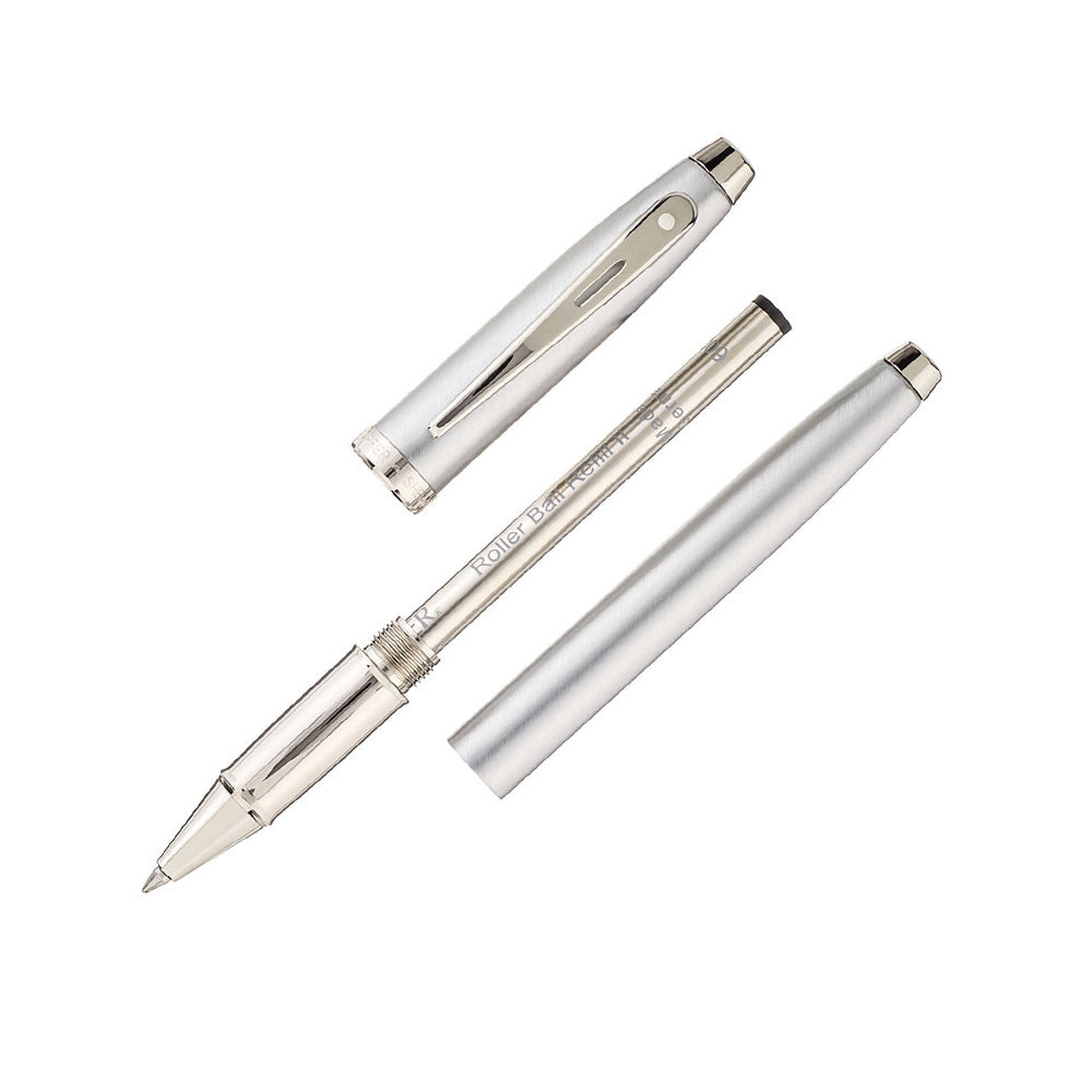 Sheaffer Gift 100 9306 Brushed Chrome with Shiny Chrome Trim Rollerball Pen