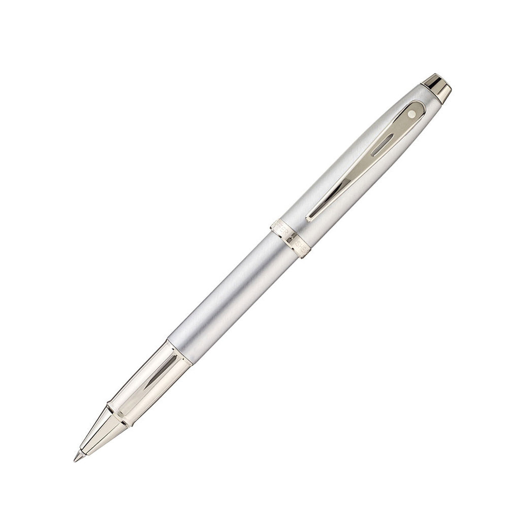 Sheaffer Gift 100 9306 Brushed Chrome with Shiny Chrome Trim Rollerball Pen
