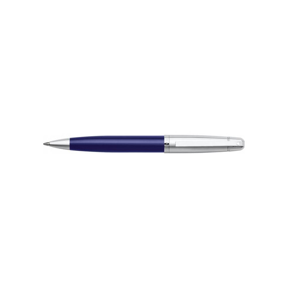 Sheaffer Gift 500 9337 Translucent Blue Barrel with Bright Chrome Cap Ballpoint Pen