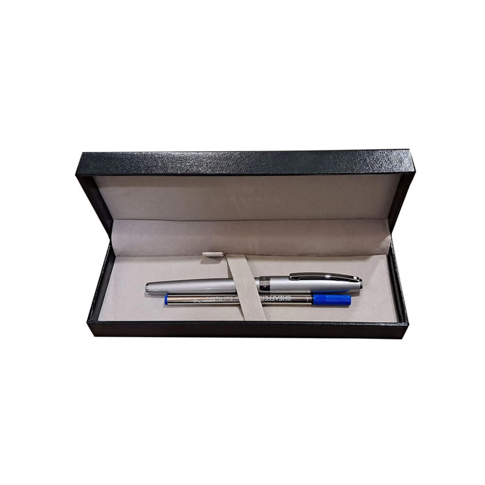 Sheaffer Sagaris 9477 Metallic Silver with Chrome Trim Rollerball Pen