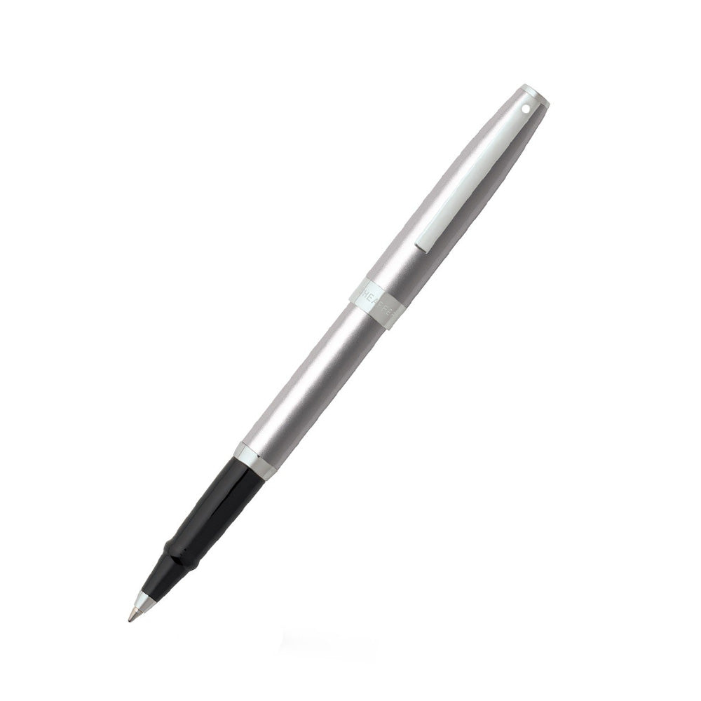 Sheaffer Sagaris 9477 Metallic Silver with Chrome Trim Rollerball Pen