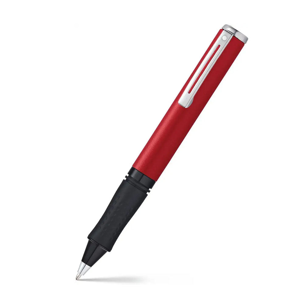 Sheaffer Award 9191 Matte Red Chrome Plated Trim Ballpoint Pen