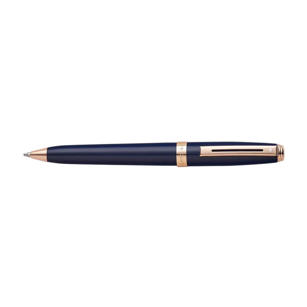 Sheaffer Prelude Cobalt Blue Lacquer with Rose-Gold Tone Trim Ball Pen