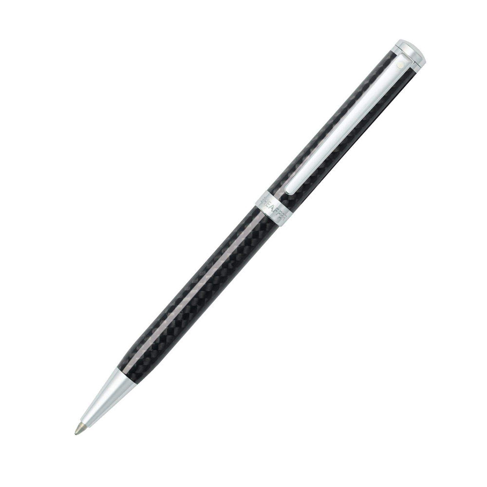 Sheaffer Intensity 9234 Black Carbon Fiber Ball Pen with Card Holder