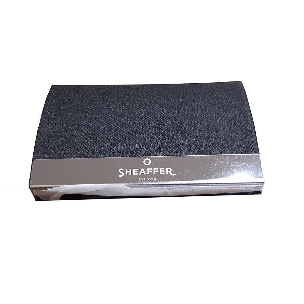 Sheaffer Gift 500 9332 Glossy Black CT Ballpoint Pen with Card Holder