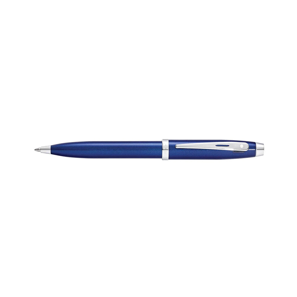 Sheaffer Gift 100 9339 Glossy Blue Lacquer With Chrome-Plated Trim Ball Pen