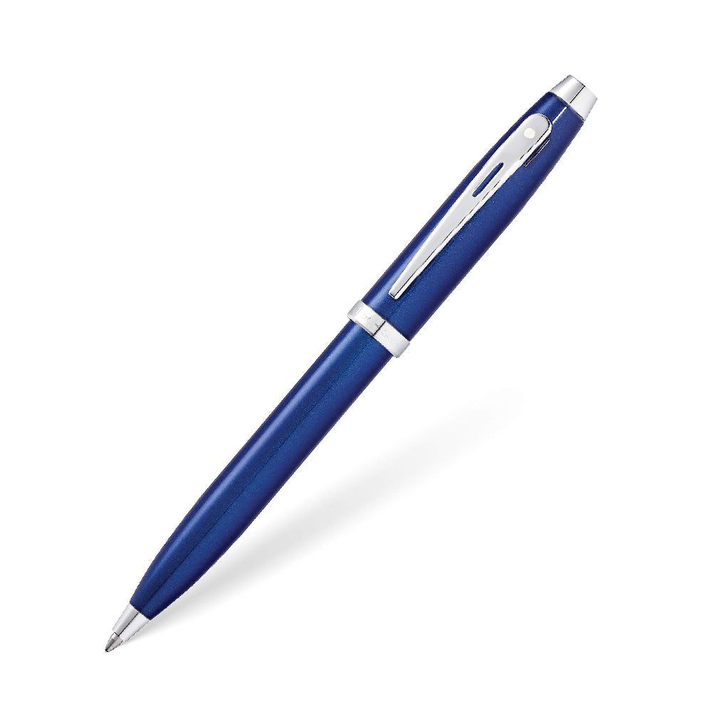 Sheaffer Gift 100 9339 Glossy Blue Lacquer With Chrome-Plated Trim Ball Pen