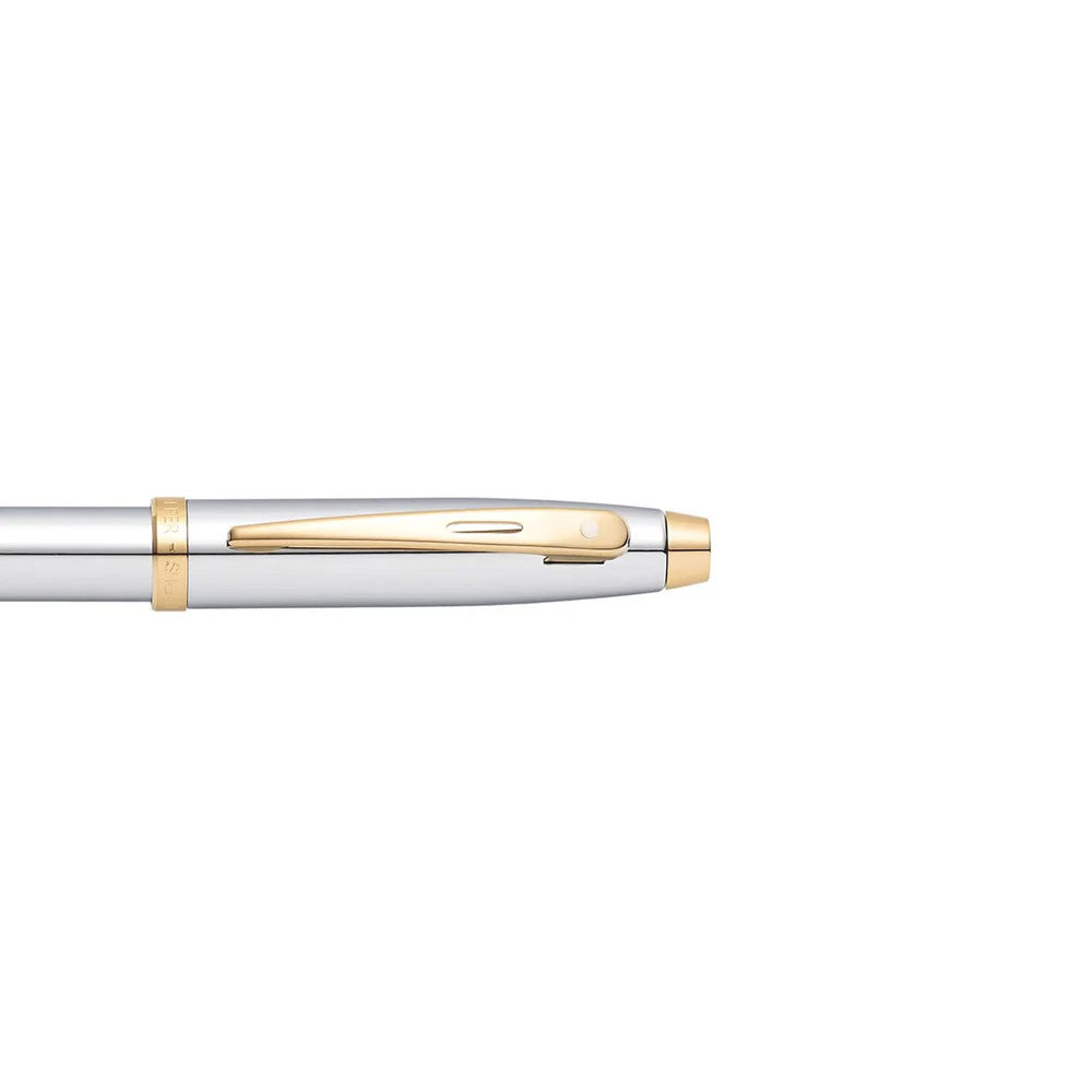 Sheaffer Gift 100 9340 Bright Chrome with Gold-Tone Trim Ballpoint Pen