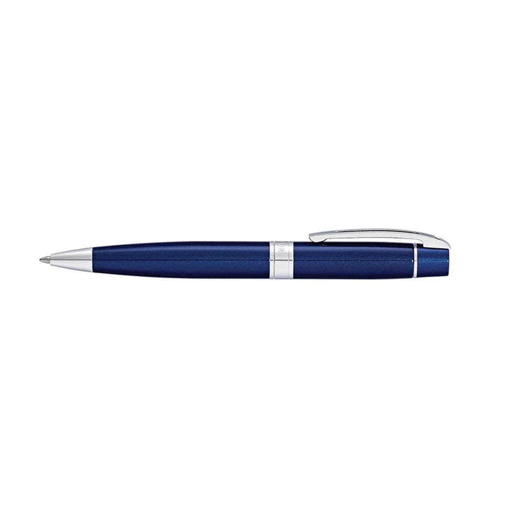 Sheaffer 300 E9341 Glossy Blue With Chrome Trim Ball Pen