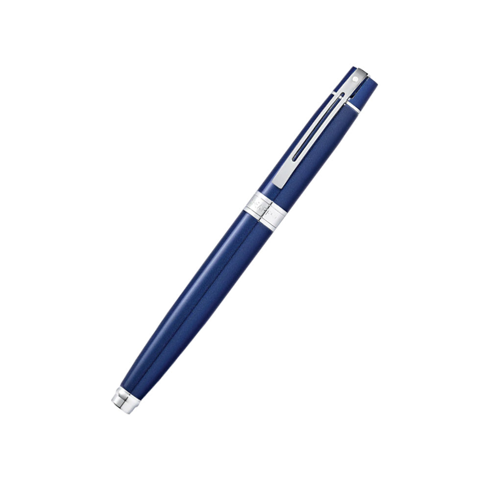 Sheaffer 300 Glossy Blue with Chrome Trim Rollerball Pen