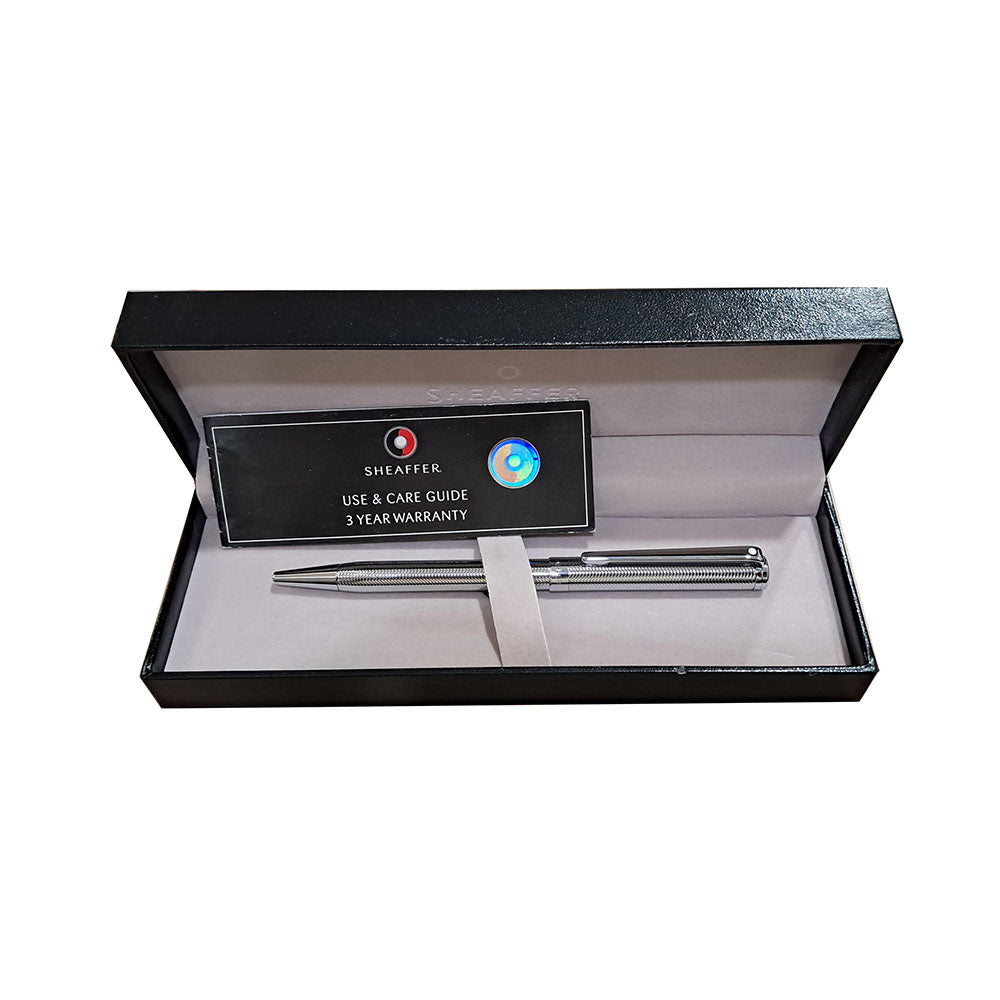 Sheaffer Intensity 9241 Engraved Chrome with Chrome-Plated Trim Ballpoint Pen