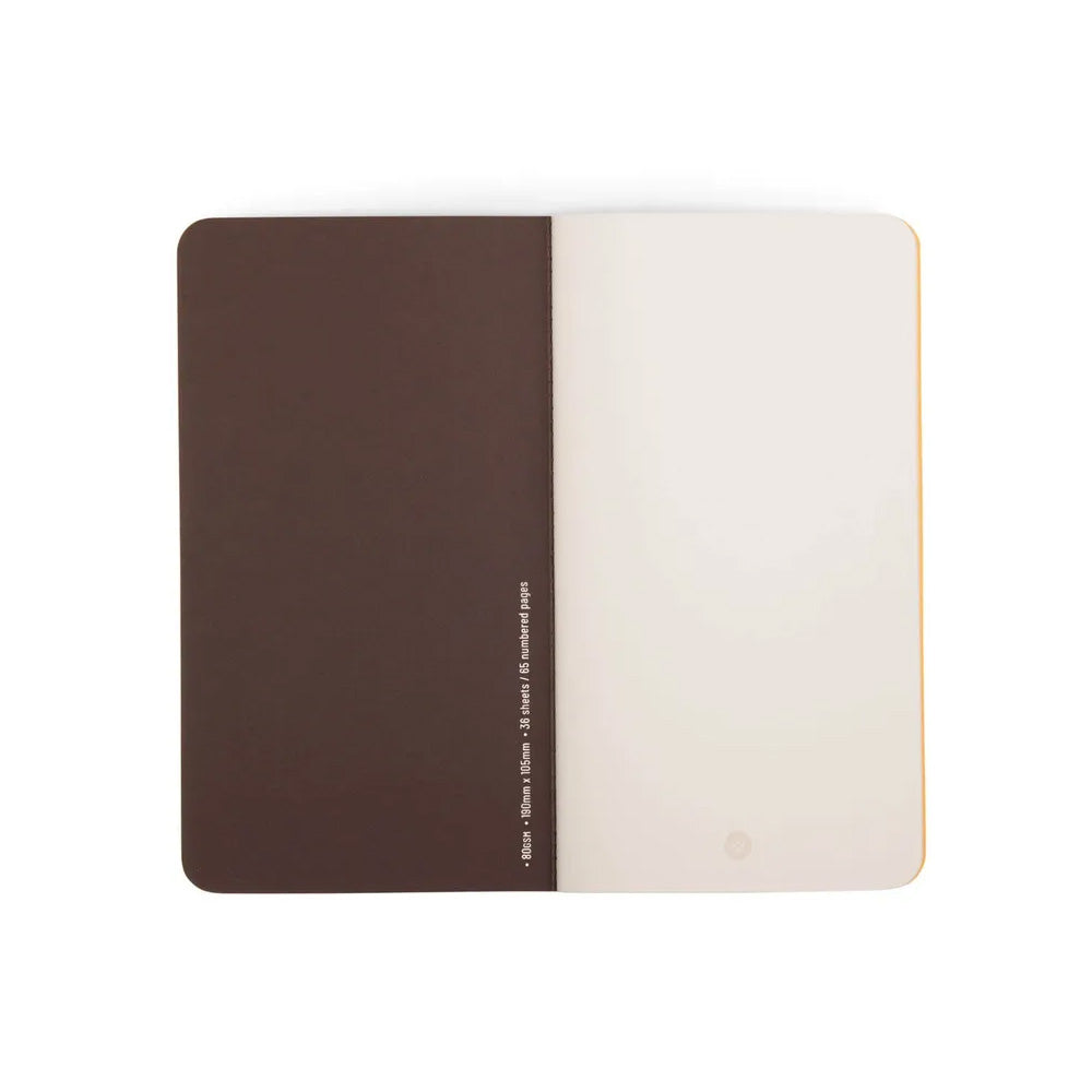 Pennline Quikfill Plain Notebook (Quikrite) Set of 2 - Brown