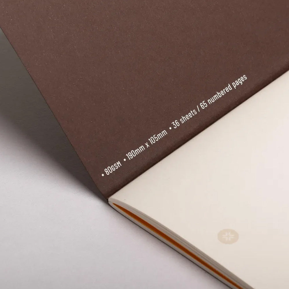 Pennline Quikfill Plain Notebook (Quikrite) Set of 2 - Brown