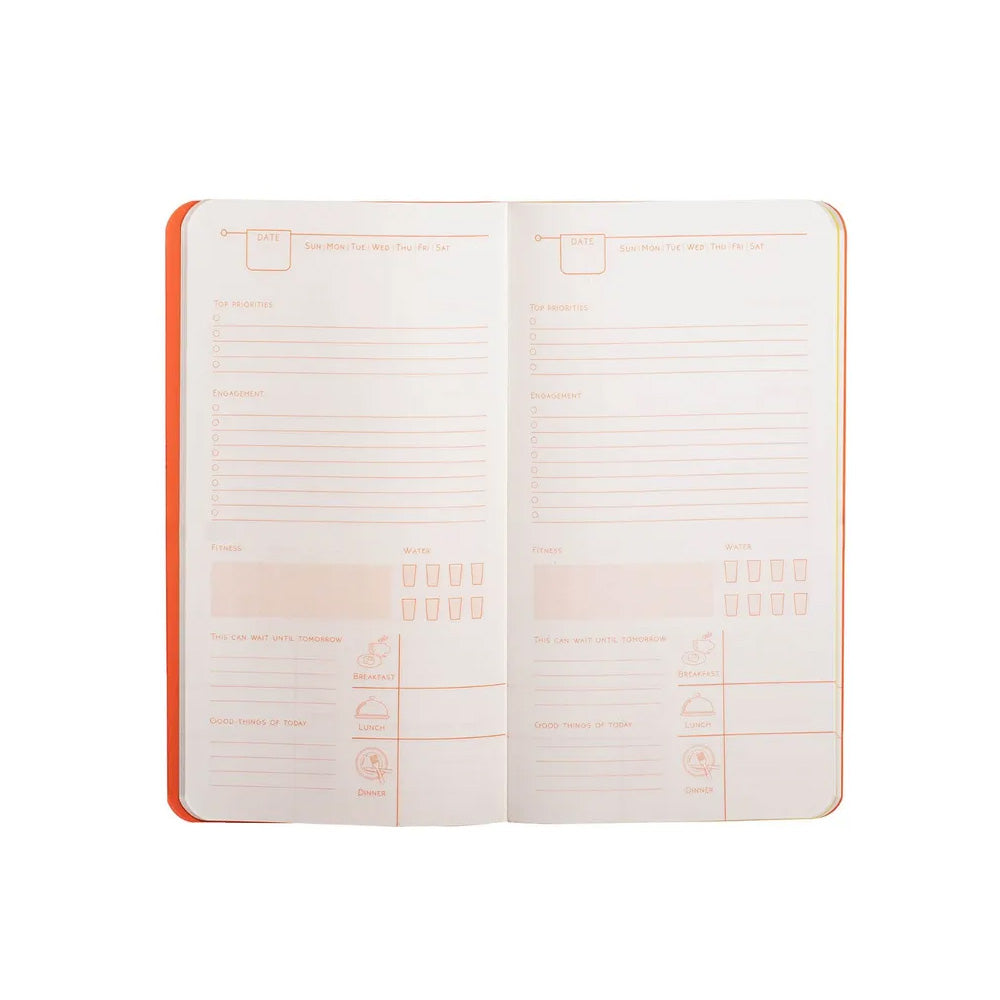 Pennline Quikfill Goal Notebook (Quikrite) Set of 2 - Orange