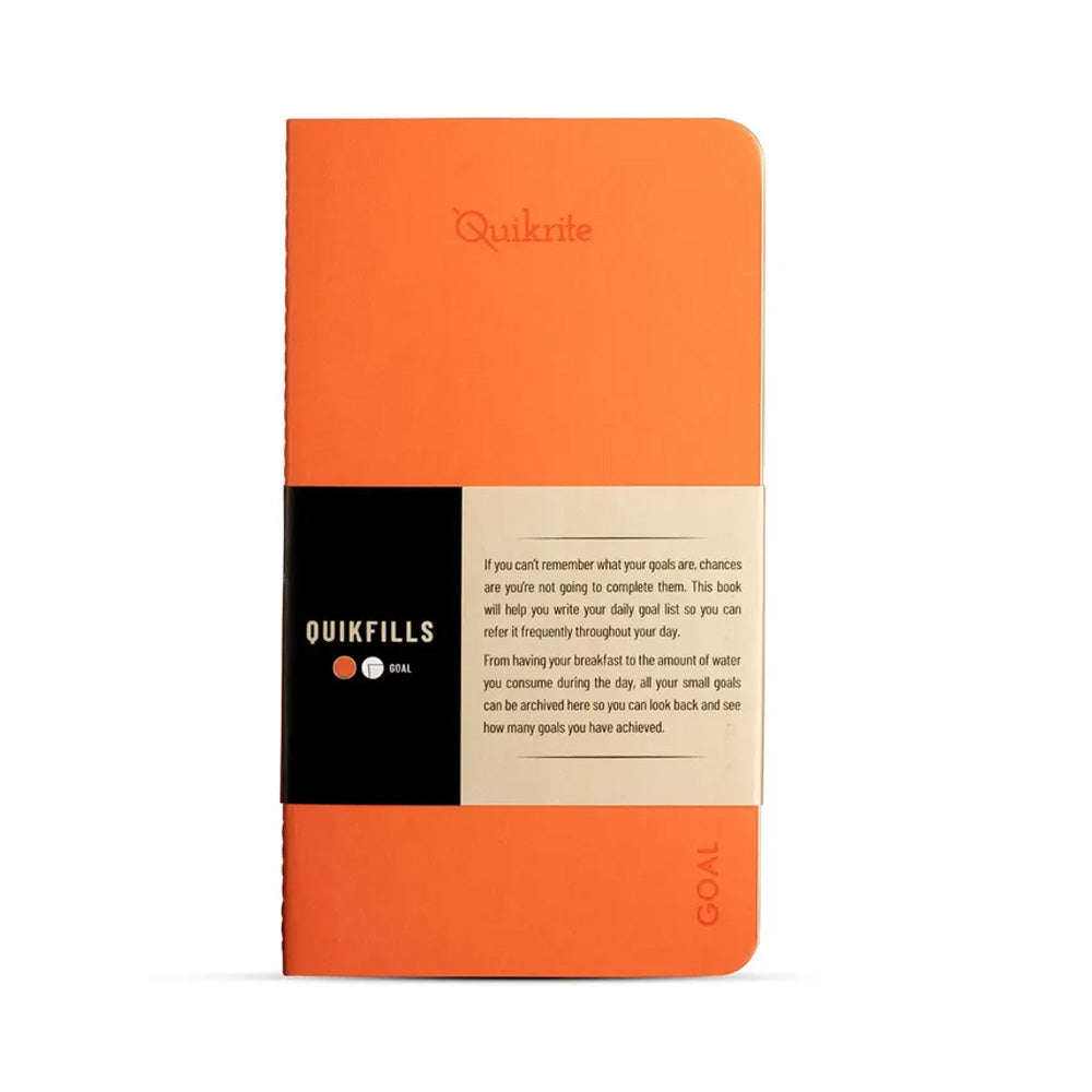 Pennline Quikfill Goal Notebook (Quikrite) Set of 2 - Orange