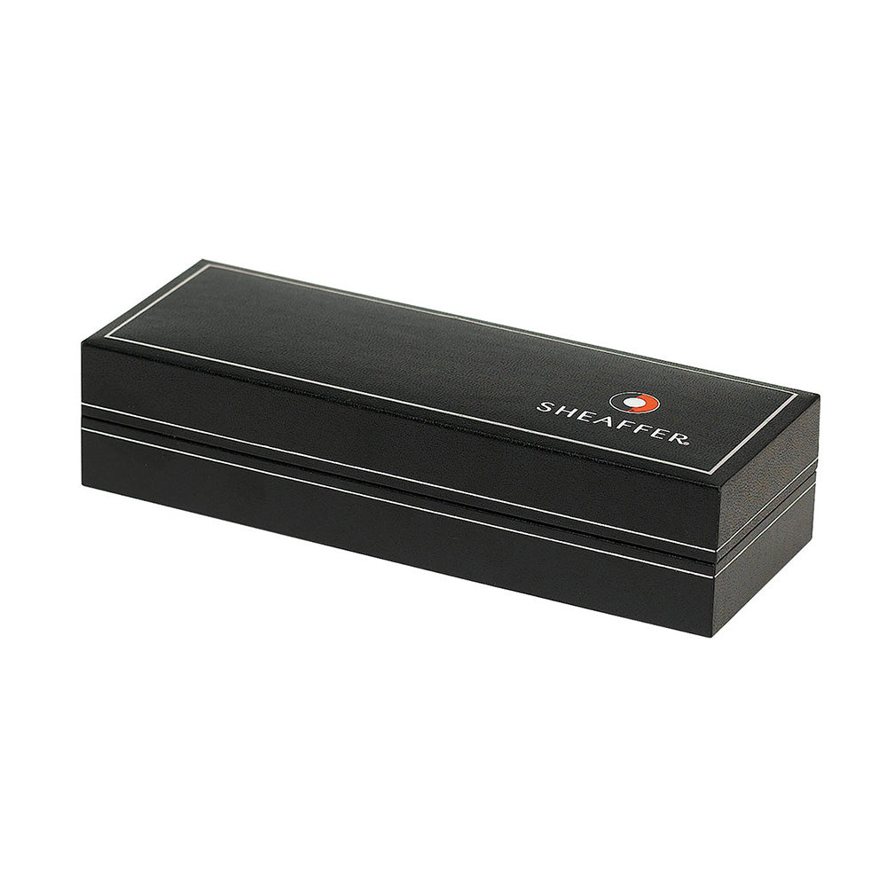 Sheaffer Sagaris Titanium Gray Lacquer with Polished Black PVD Trim Ballpoint Pen