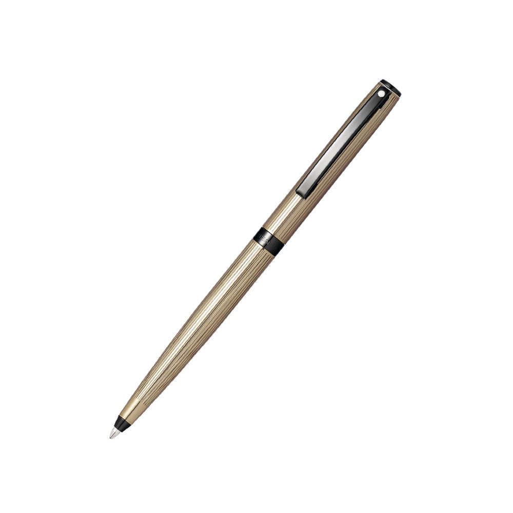 Sheaffer Sagaris Titanium Gray Lacquer with Polished Black PVD Trim Ballpoint Pen