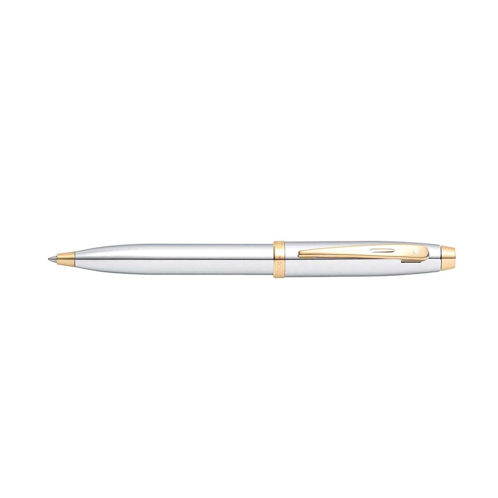 Sheaffer Gift 100 9340 Bright Chrome GT Ball Pen with A5 Notebook