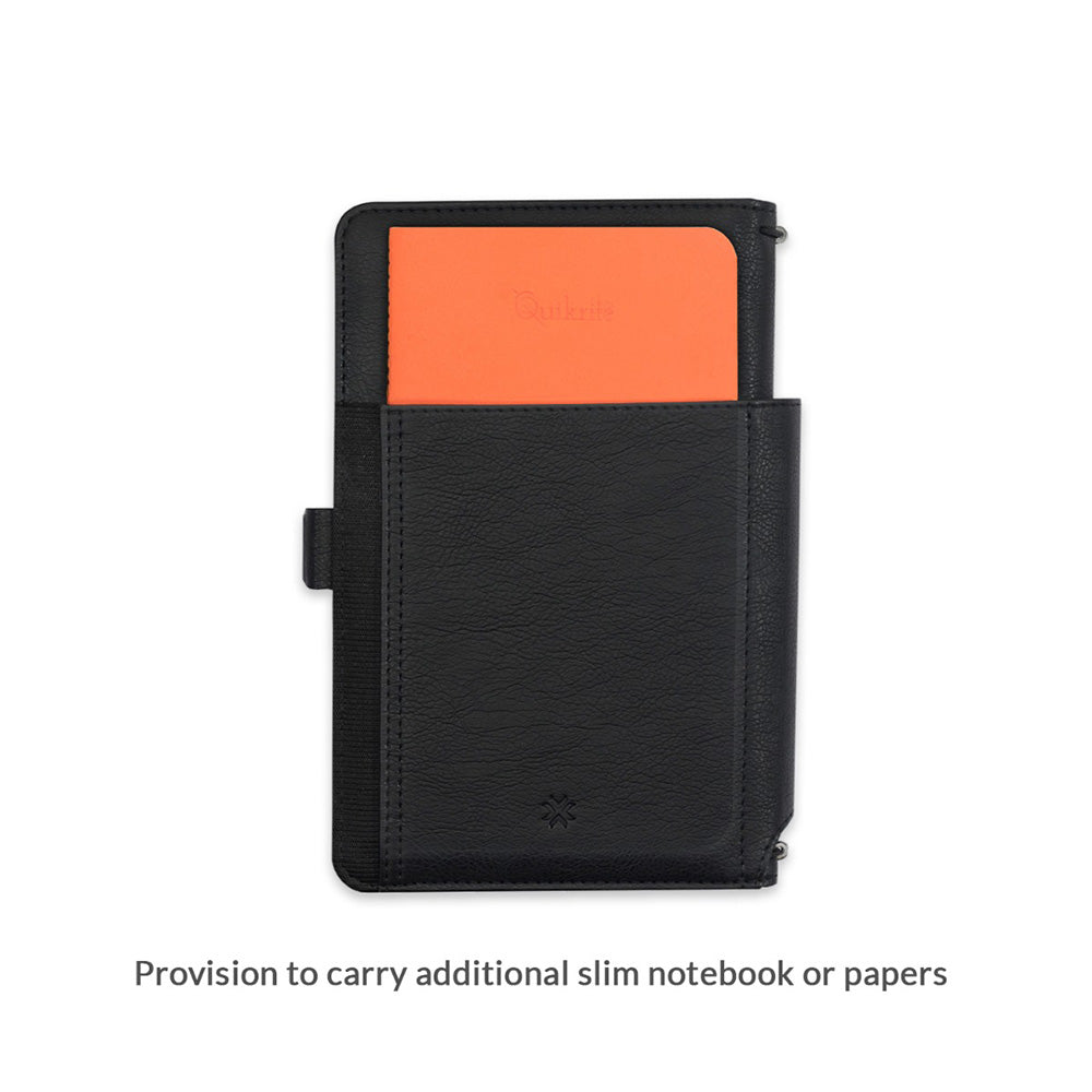 Pennline Superbook-Mini Organiser with Wireless Charging and 4000mAh Powerbank - Black