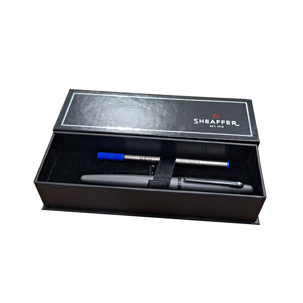 Sheaffer VFM A9424 Matte Grey with Matte Black Trim Rollerball Pen