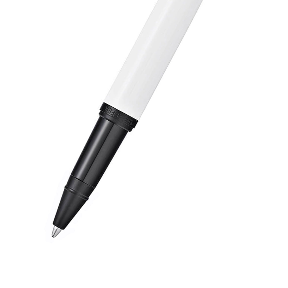 Sheaffer VFM A9425 Glossy White with Matte Black Trim Rollerball Pen