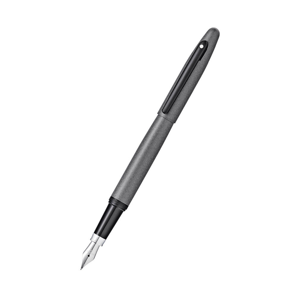Sheaffer VFM 9424 Matte Gunmetal Grey with Matte Black Trim Fountain Pen - Fine Nib