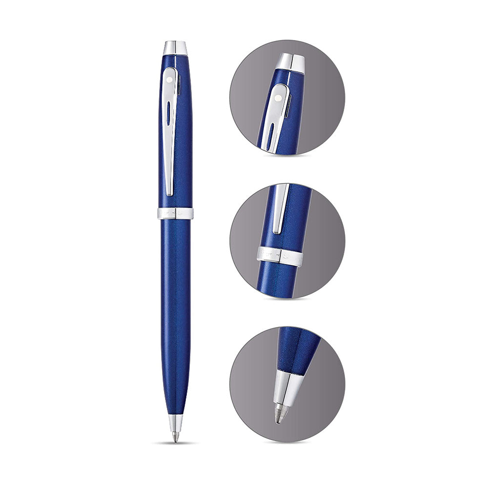 Sheaffer Gift 100 9339 Glossy Blue Lacquer CT Ball Pen with Visiting Card Holder