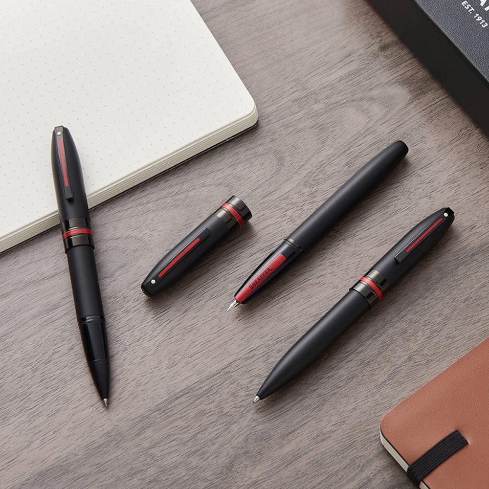 Sheaffer ICON 9108 Matte Black With Gloss Black Trim Rollerball Pen