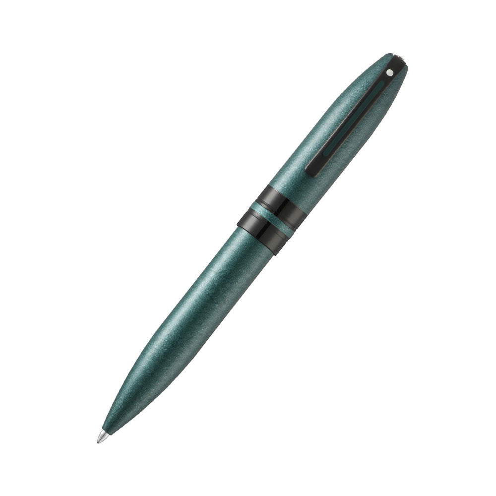 Sheaffer Icon A9109 Metallic Green Lacquer with Polished Black PVD Trim Ballpoint Pen