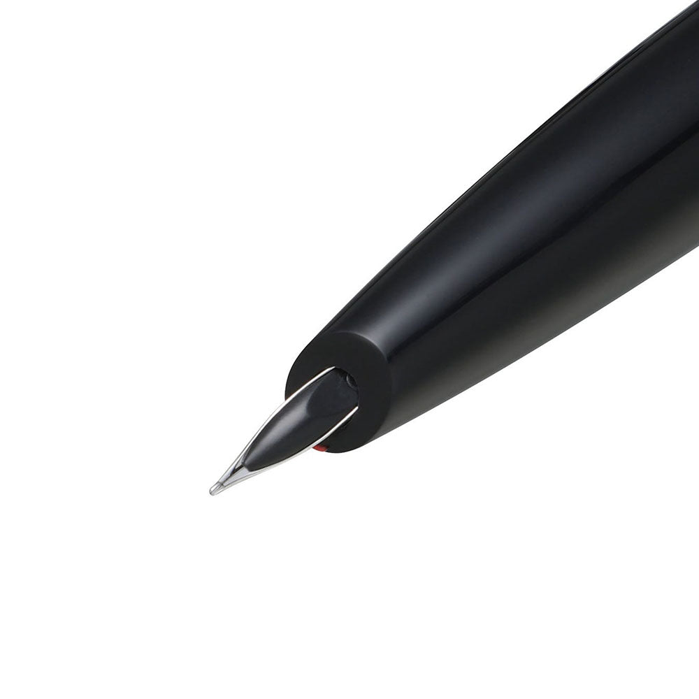 Sheaffer Icon A9111 Metallic Red with Polished Black PVD Trim Fountain Pen - Fine Nib