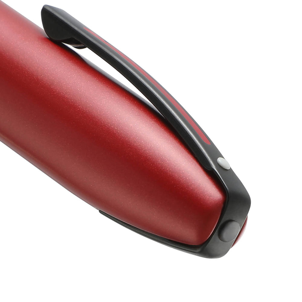 Sheaffer Icon A9111 Metallic Red with Polished Black PVD Trim Fountain Pen - Medium Nib