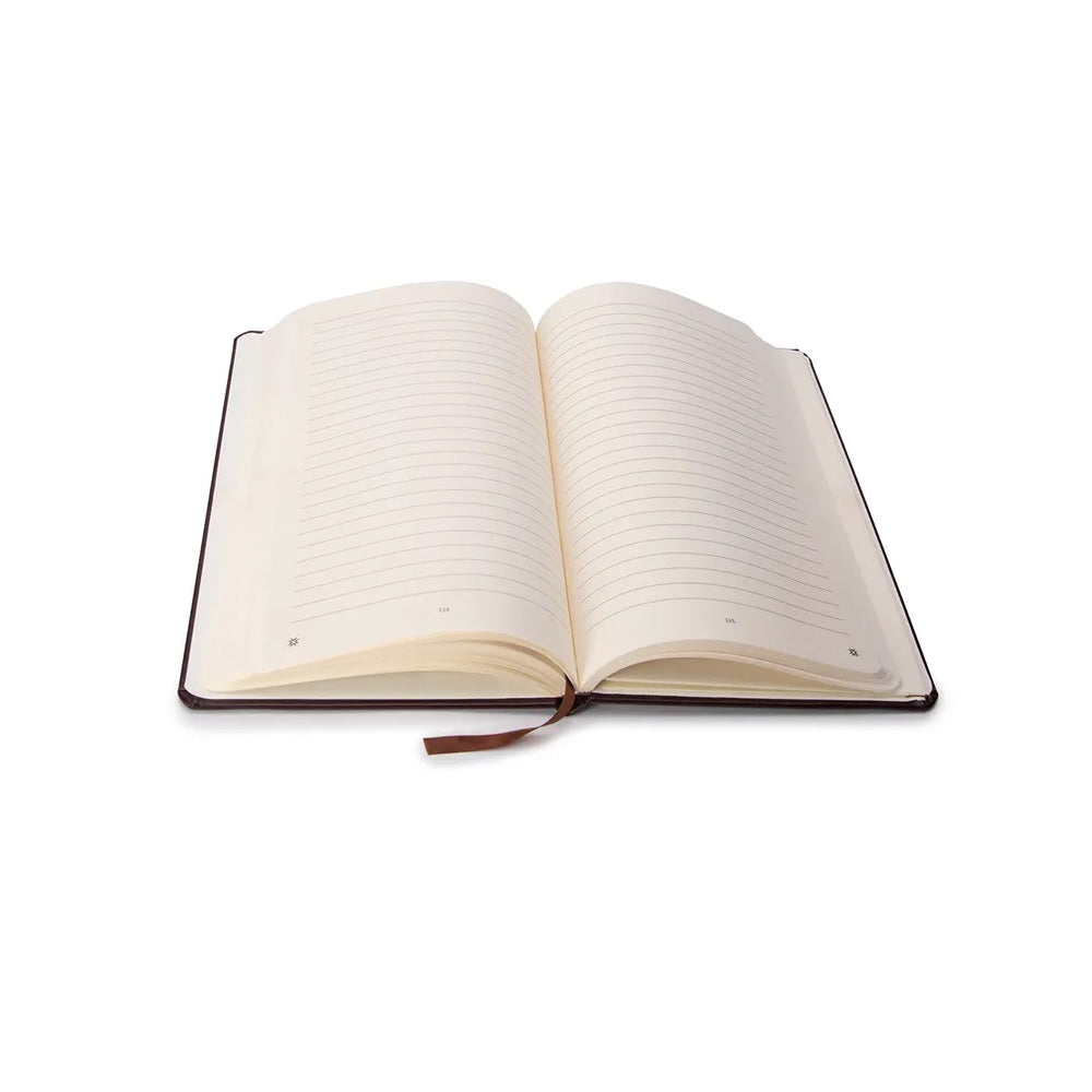 Pennline Waltz Hard Cover Notebook (Ruled) A5 - Brown