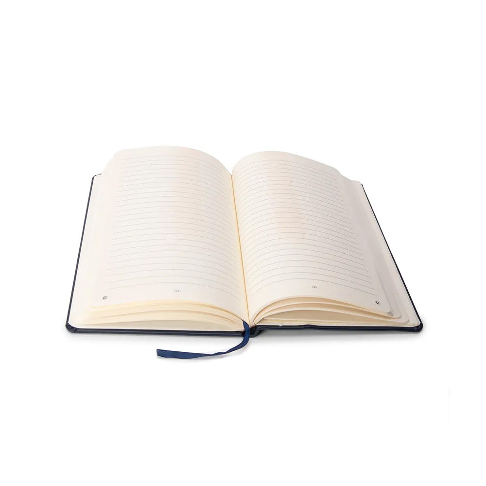 Pennline Waltz Hard Cover Notebook (Ruled) A5 - Blue