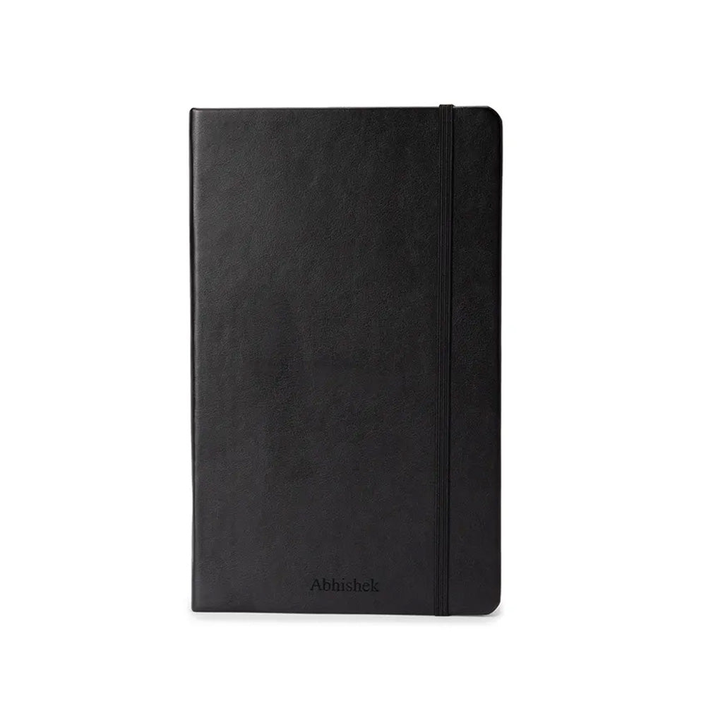 Pennline Waltz Hard Cover Notebook (Ruled) A5 - Black