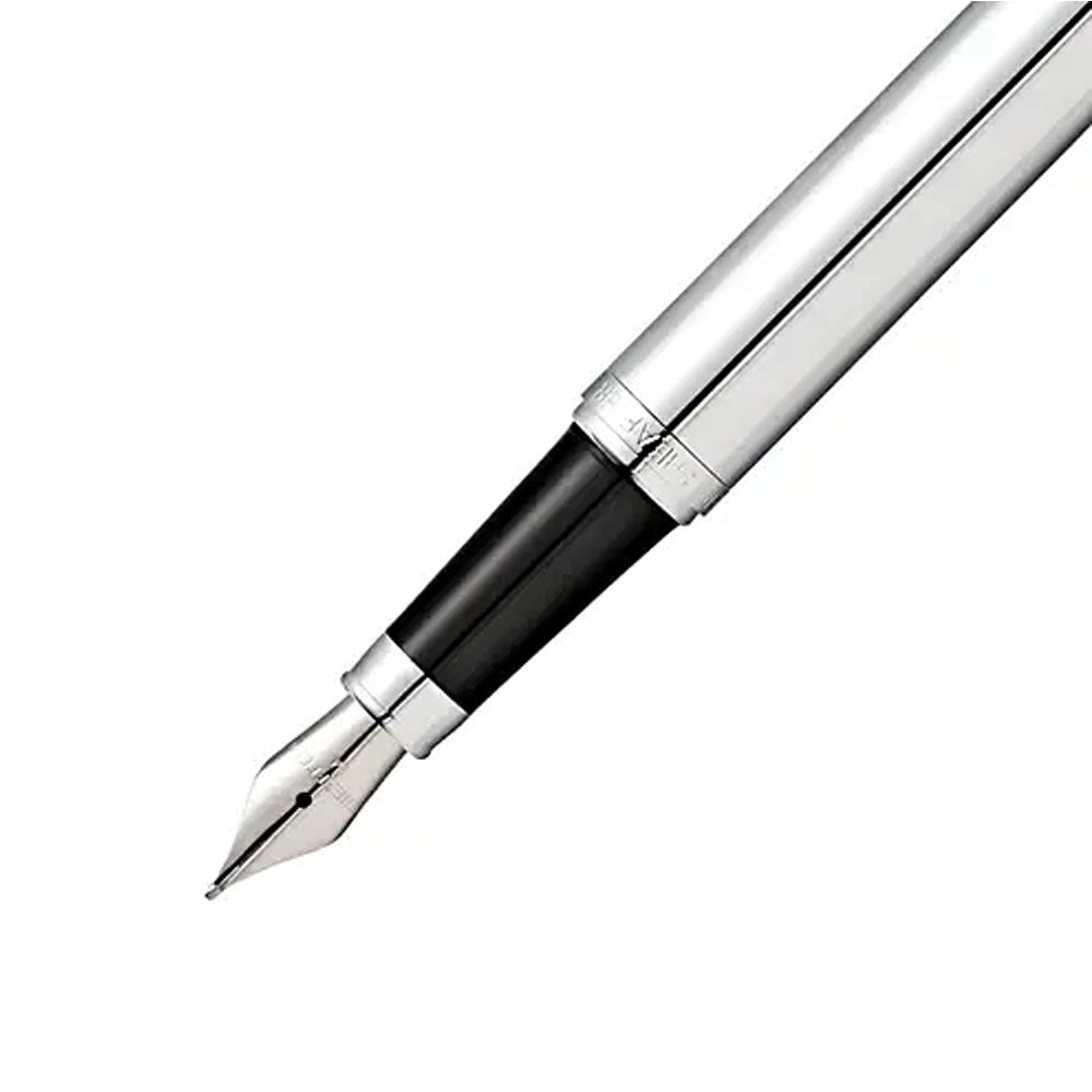 Sheaffer VFM 9421 Polished Chrome With Chrome-Plated Trim Fountain Pen - Fine Nib