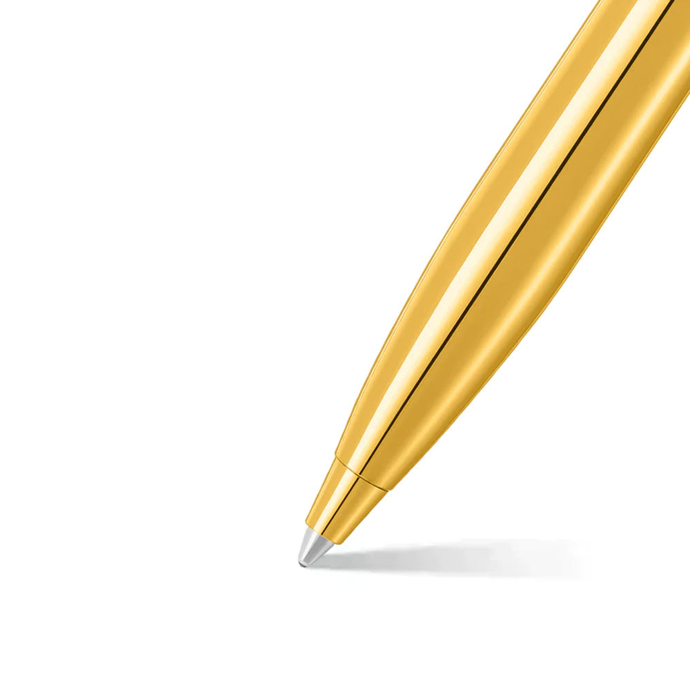 Sheaffer 100 9372 Glossy PVD Gold with PVD Gold Trim Ballpoint Pen