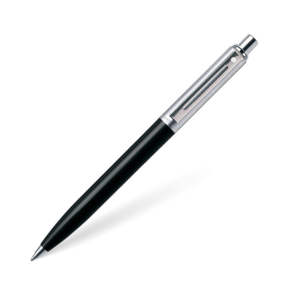 Sheaffer Sentinel 321 Hangsell Black Barrel Brushed Chrome Cap CT Ballpoint Pen