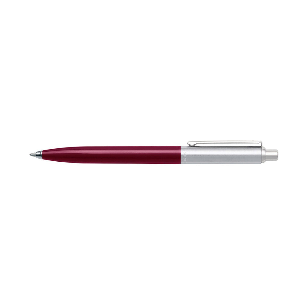 Sheaffer Sentinel 321 Burgandy Brushed Chrome Cap CT Ballpoint Pen