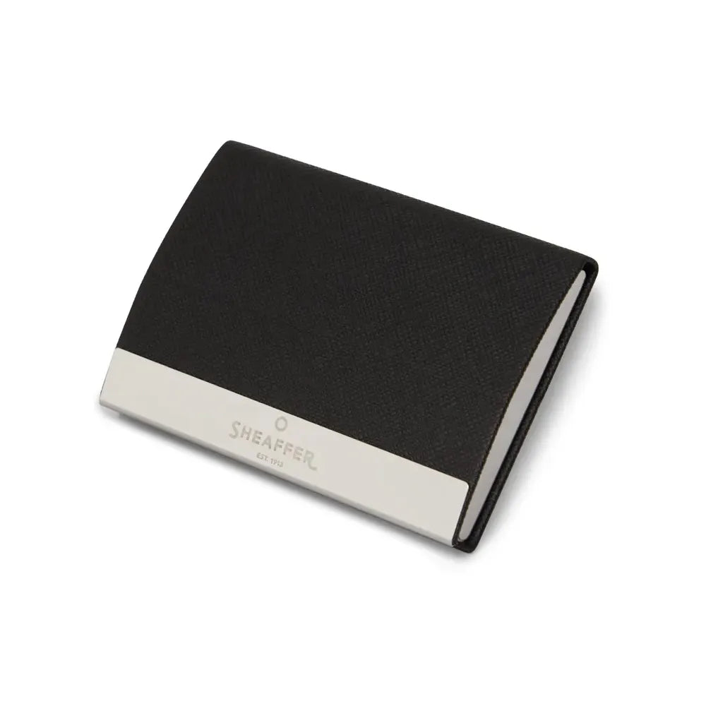 Sheaffer Giftset 100 G9317 Matte Black CT Ball Pen with Business Card Holder