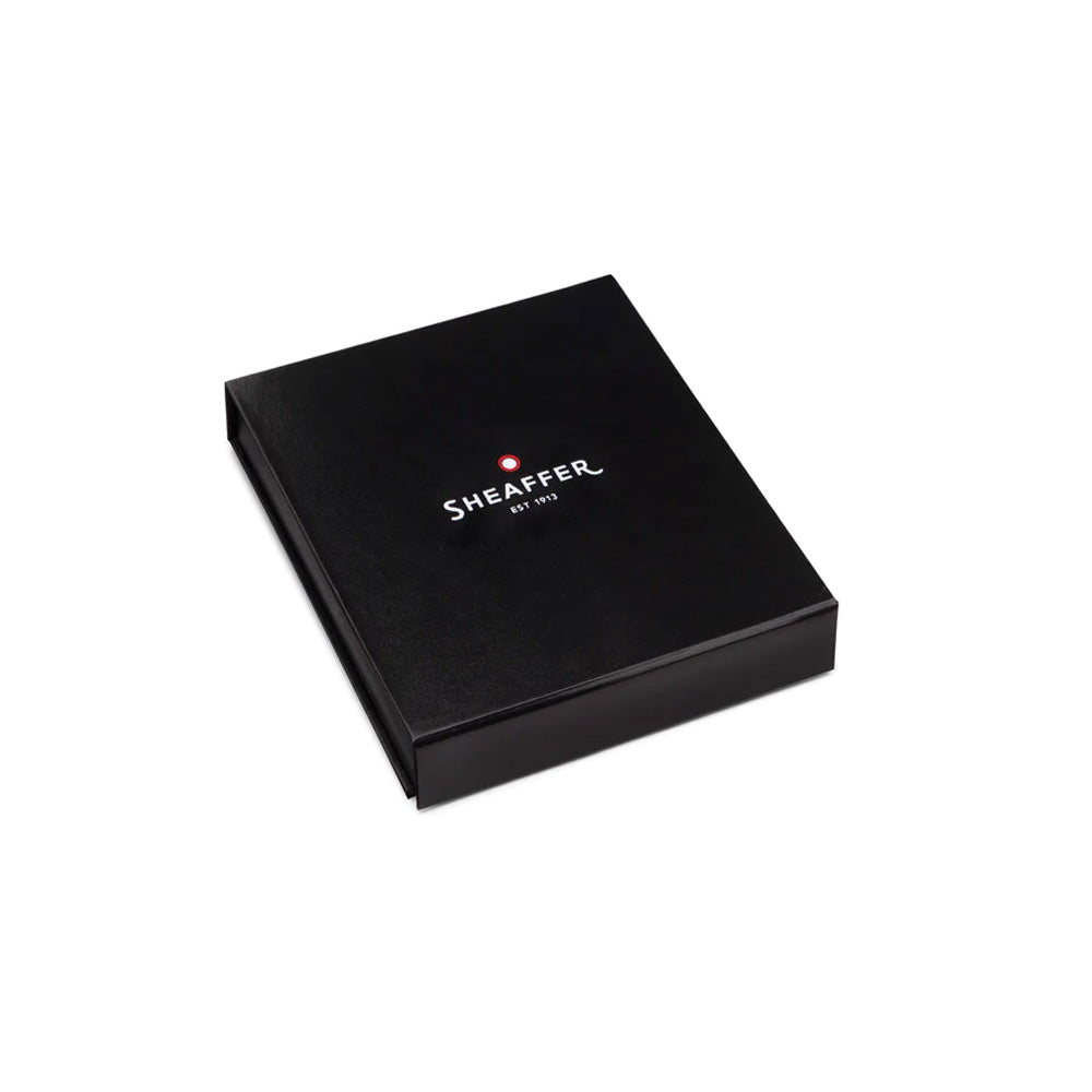 Sheaffer VFM 9401 Neon Blue Chrome-Plated Trim Ball Pen with A6 Notebook