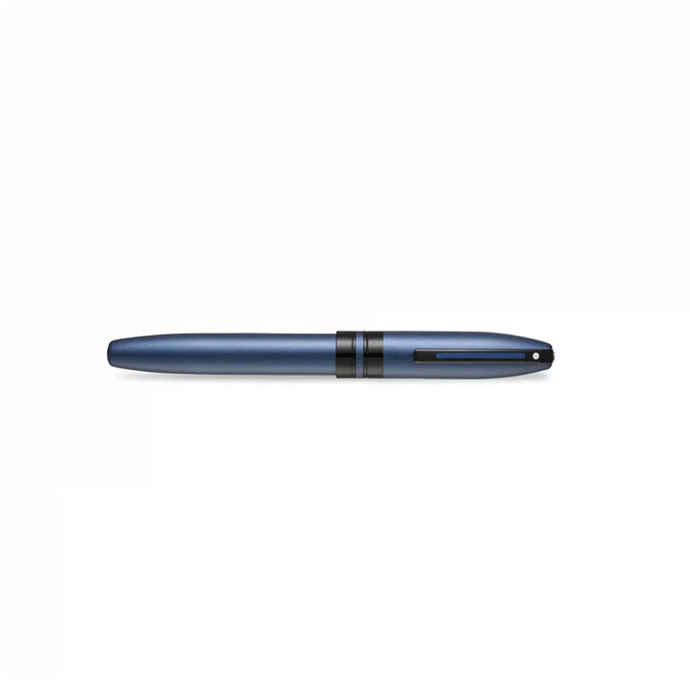 Sheaffer Icon E9110 Metallic Blue with Glossy Black Trim Rollerball Pen