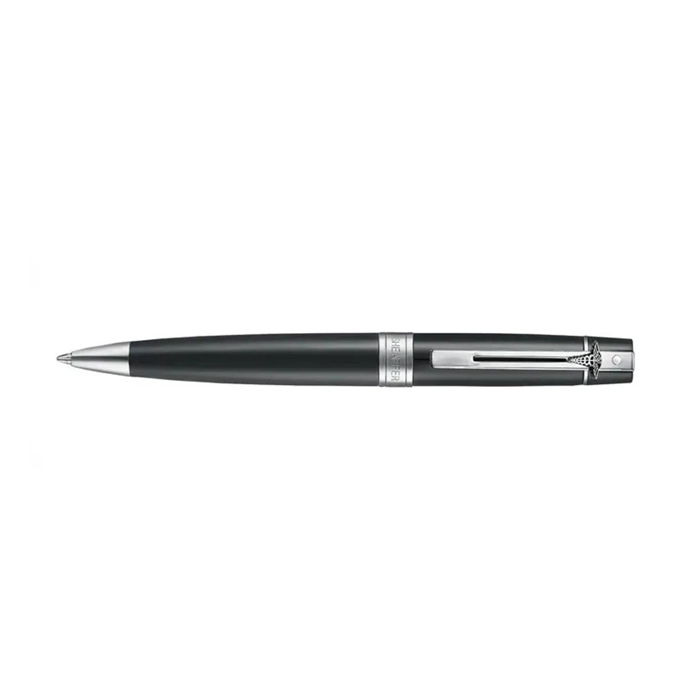 Sheaffer 300 E9312 Glossy Black With Chrome Trim Ballpoint Pen with Doctor Emblem