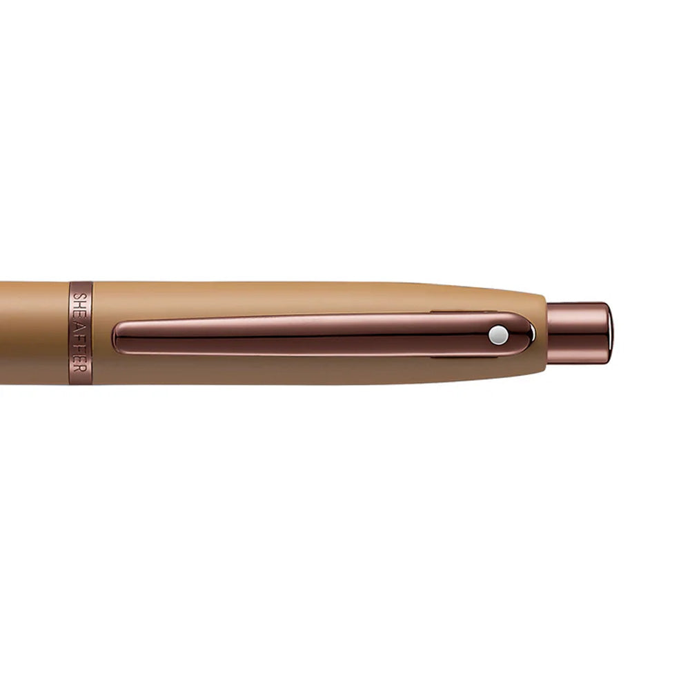 Sheaffer VFM 9428 Coffee Edition Matt Brown with Regal Brown PVD Trims Ballpoint Pen