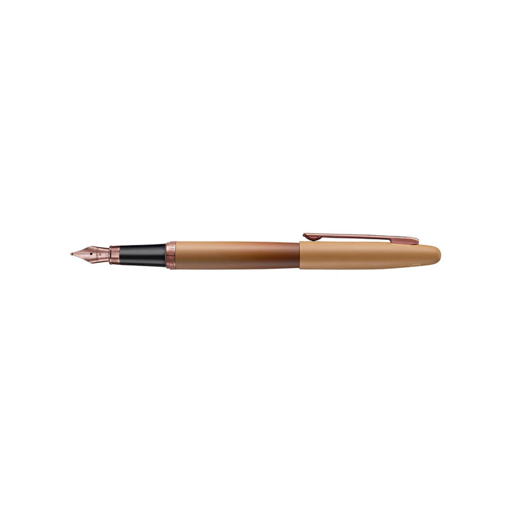 Sheaffer VFM 9428 Coffee Edition Matt Brown with Regal Brown PVD Trims Fountain Pen - Medium Nib