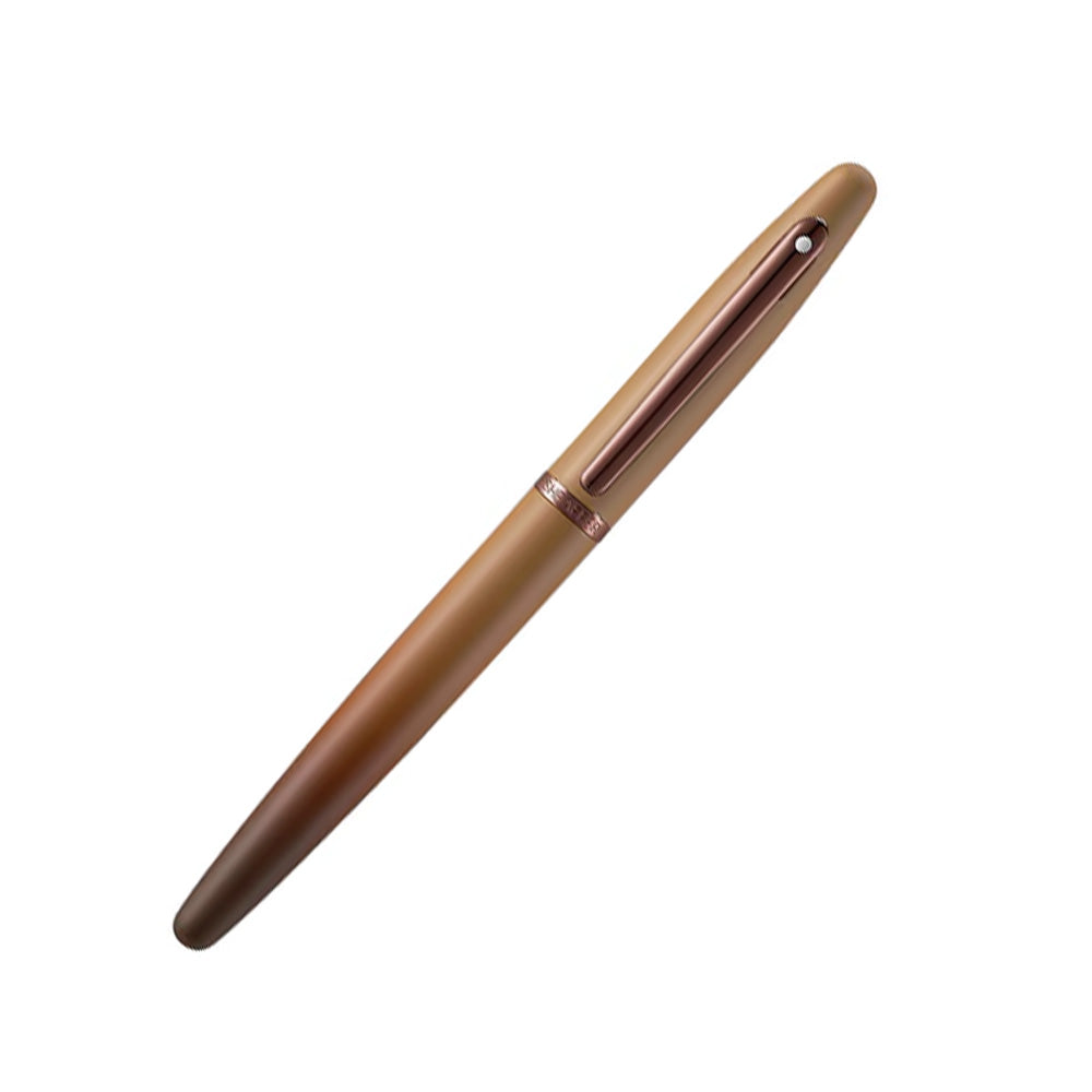 Sheaffer VFM 9428 Coffee Edition Matt Brown with Regal Brown PVD Trims Fountain Pen - Medium Nib